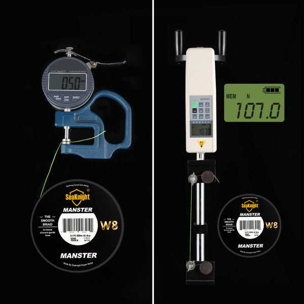 W8 500M 8 Strands Braided Fishing Line Multifilament PE Line 15-100LB