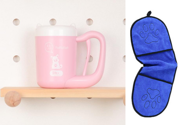 Pet Foot Clean Cup Tool Silicone Cat and Dog Paw Washer