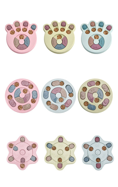 Interactive Dog Puzzle Toys Slow Food Dispensing, Training Games