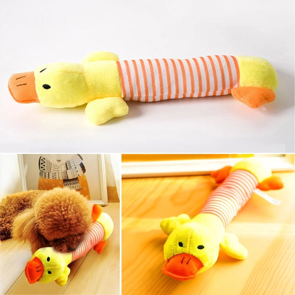 Duck, Elephant, Pig Plush Chewing Toy for Dogs, Cats
