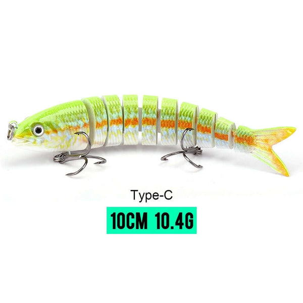 10/14cm Sinking Wobblers Fishing Lures Jointed Crankbait