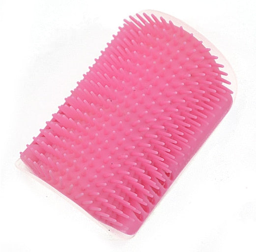 Cat Self Groomer Wall Brush Corner Massage Brush Comb Pads