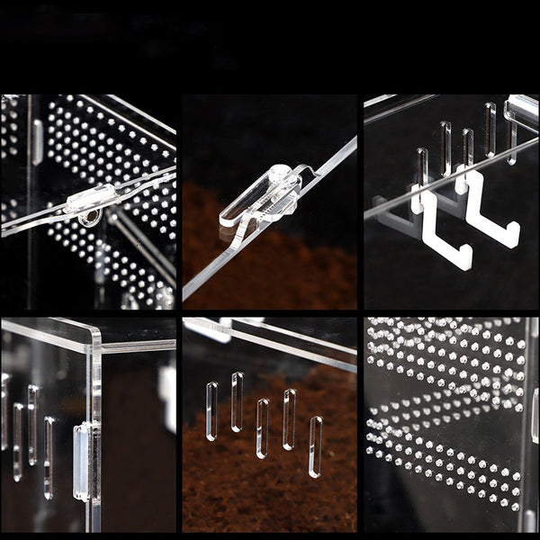Transparent Acrylic Reptile Breeding Box Various Sizes