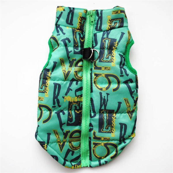 Windproof Winter Pet Jacket Padded Clothes