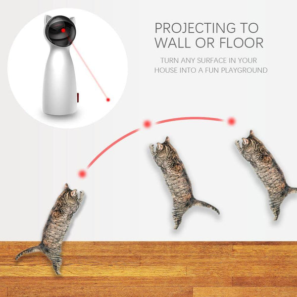 Automatic Cat Toys Interactive Smart Teasing LED Laser for All Cats