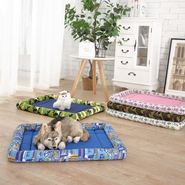 Pet Bed Mat Summer Cooling Pad Washable Breathable for Cats, Dogs