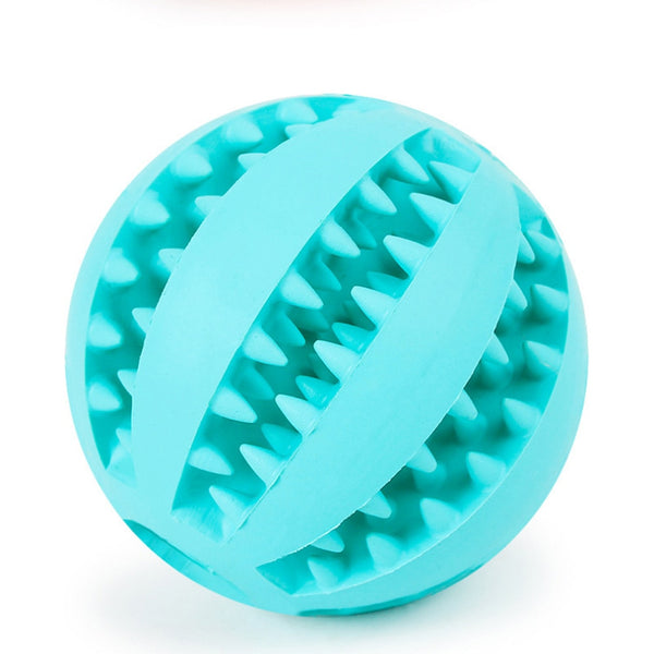 Rubber Treat Ball Toys for Dog, Puppy Tooth Cleaning Snack Ball