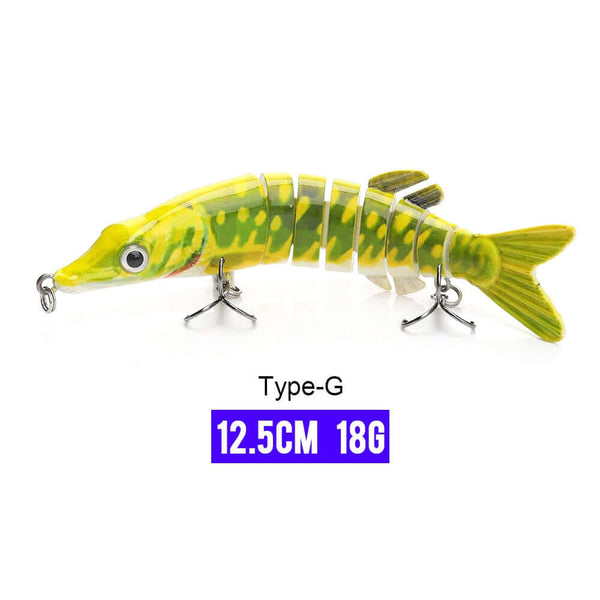 10/14cm Sinking Wobblers Fishing Lures Jointed Crankbait