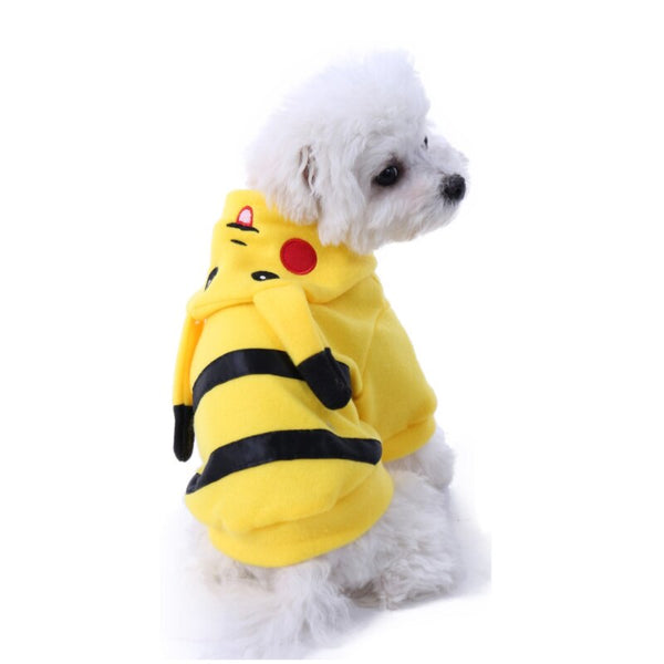 Cute Pikachu Cat Costume Cosplay Kitten Hoodies