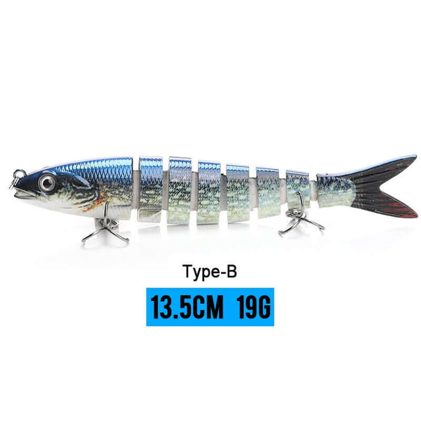10/14cm Sinking Wobblers Fishing Lures Jointed Crankbait