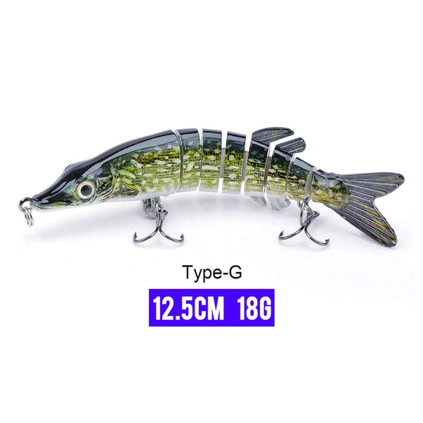 10/14cm Sinking Wobblers Fishing Lures Jointed Crankbait