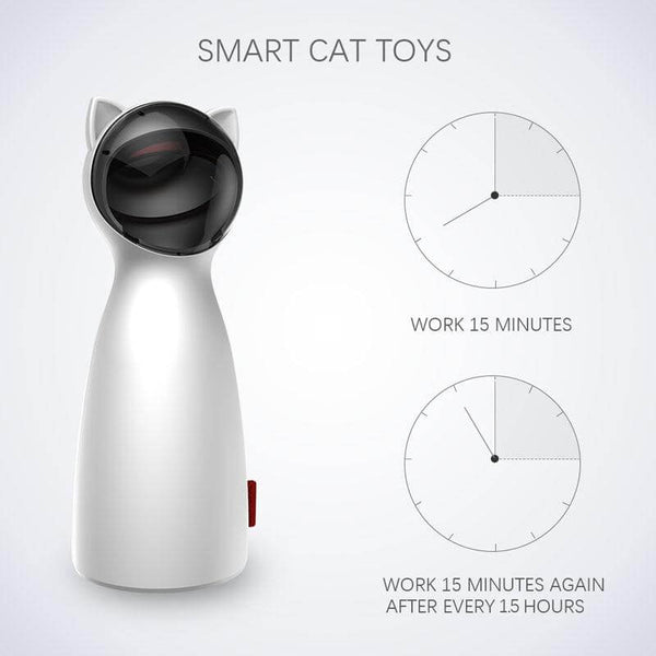 Automatic Cat Toys Interactive Smart Teasing LED Laser for All Cats