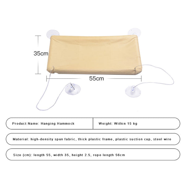 Cozy Hanging Hammock Bed For Cats Cat Bed Pet Shelf Bearing 20kg