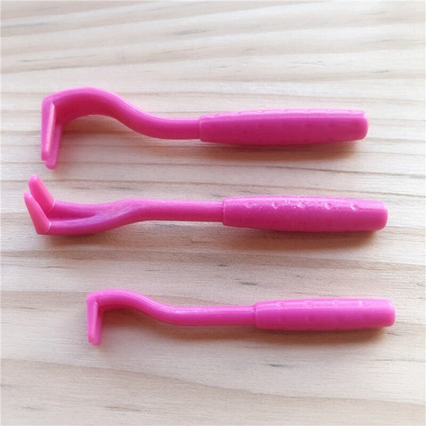 Pet Tick Remover Tool Plastic Hook Cat and Dog Grooming 3 Piece Set