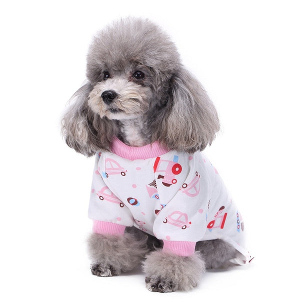 Pet Pajama Style Jumpsuit For Small Dogs