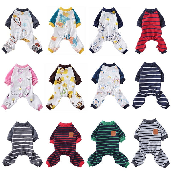 Pet Pajama Style Jumpsuit For Small Dogs