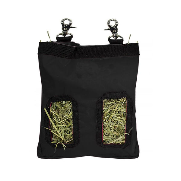 Hay Bag Hanging Pouch Feeder Holder Feeding Dispenser for Rabbit Guinea Pig Small Pet Animals