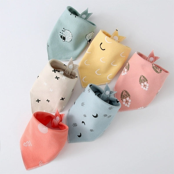 Dog Scarf Bandana Cotton Washable Cute Pattern