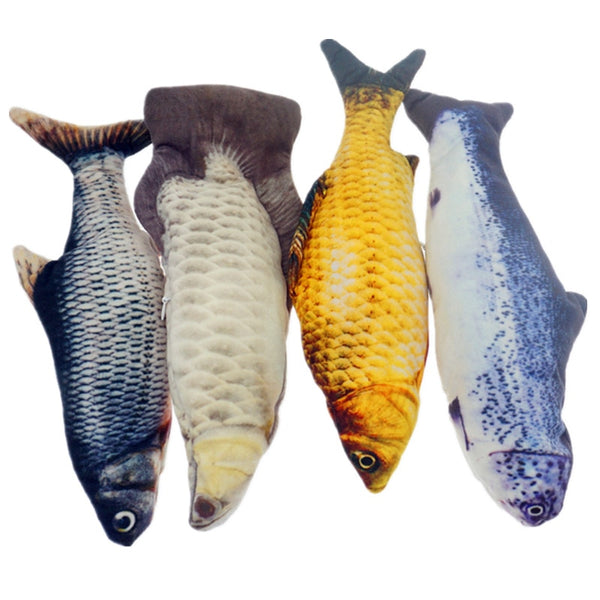 Moving Toy Fish USB  Rechargeable Jumping Fishes Cat Toys