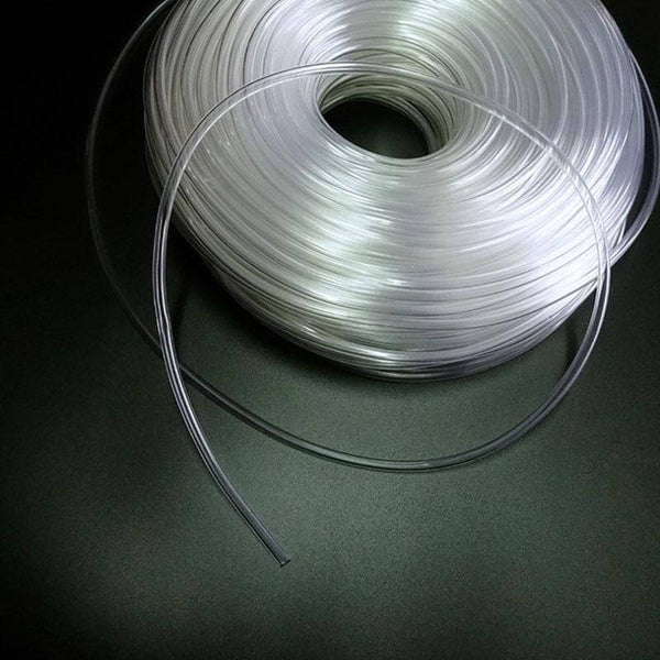Aquarium 1-10m Oxygen Pump Hose, 4x6mm Pump Tube Transparent / Black Color
