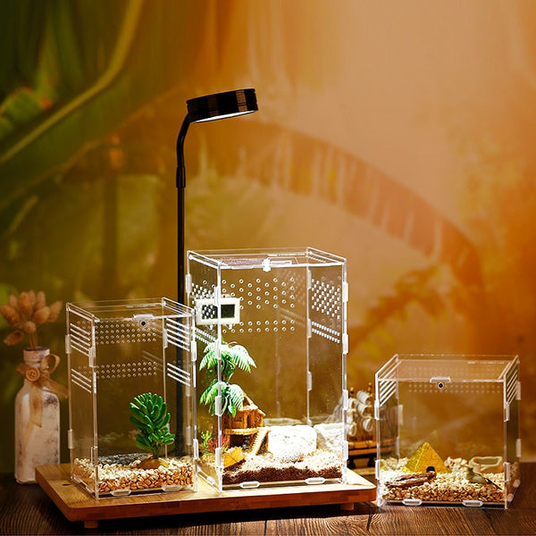 Transparent Acrylic Reptile Breeding Box Various Sizes