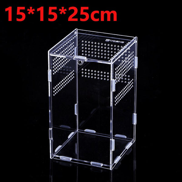 Transparent Acrylic Reptile Breeding Box Various Sizes