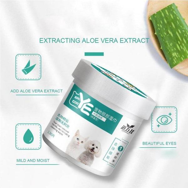 130 Piece / Box Pets Cleaning Wet Wipes, Paper Towels