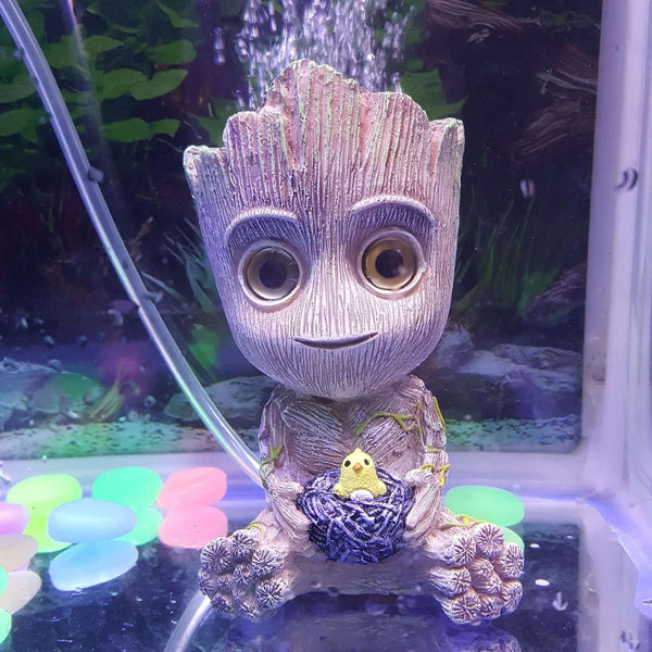 Baby Groot Plant Holder Aquarium Decoration Ornament