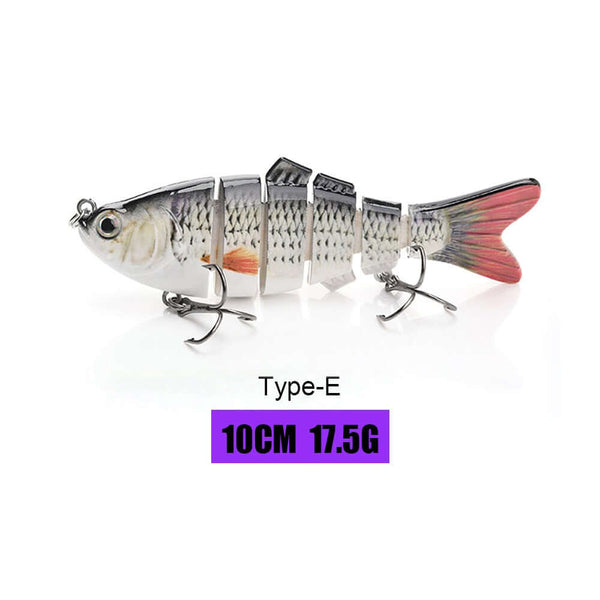 10/14cm Sinking Wobblers Fishing Lures Jointed Crankbait