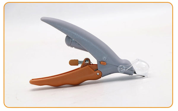 Professional Nail Clipper Tool for Dogs With LED Light & 5X Magnifier Safety Pet Nail Trimmer