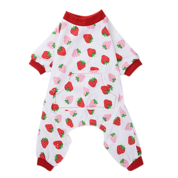 Pet Pajama Style Jumpsuit For Small Dogs