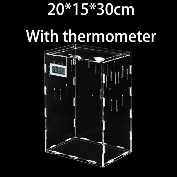 Transparent Acrylic Reptile Breeding Box Various Sizes