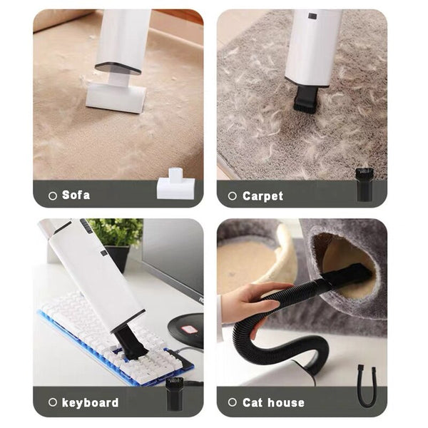 Portable Pet Electric Wireless Vacuum Cleaner Cat, Dog Hair Cleaning