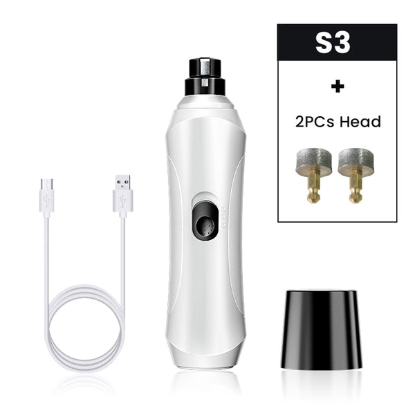 Rechargeable Dog Nail Grinder Electric Pet Nail Clipper, Trimmer Automatic Claws Cutter