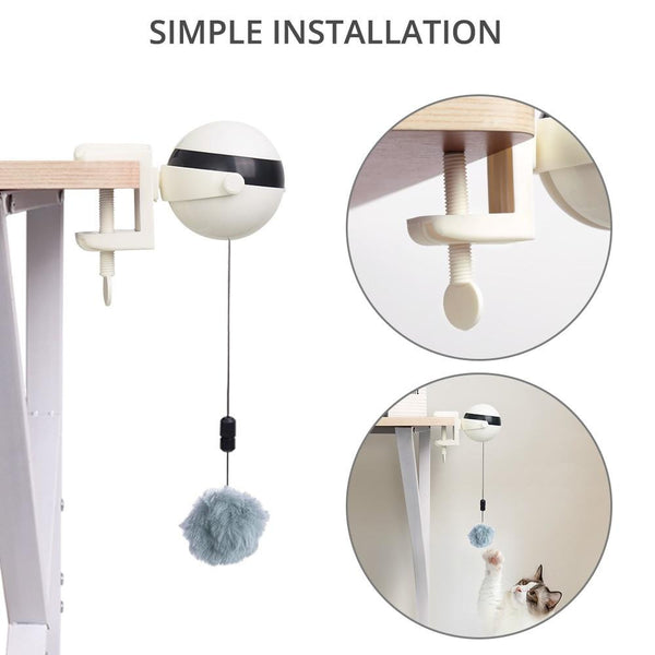 Interactive Cat Ball Toy Electric Automatic Lifting Teaser Toys for Kittens