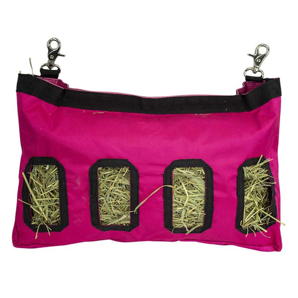 Hay Bag Hanging Pouch Feeder Holder Feeding Dispenser for Rabbit Guinea Pig Small Pet Animals