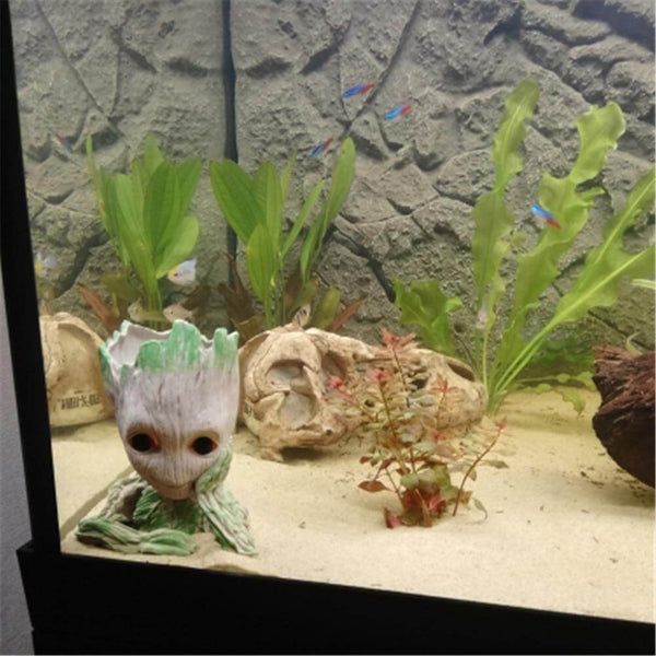 Baby Groot Plant Holder Aquarium Decoration Ornament