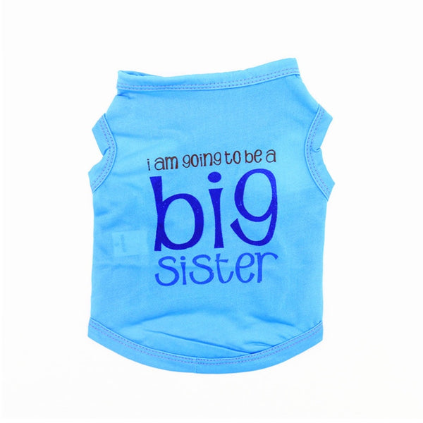 Dog Clothes Summer Clothing Vest Shirt with Different Messages and Designs