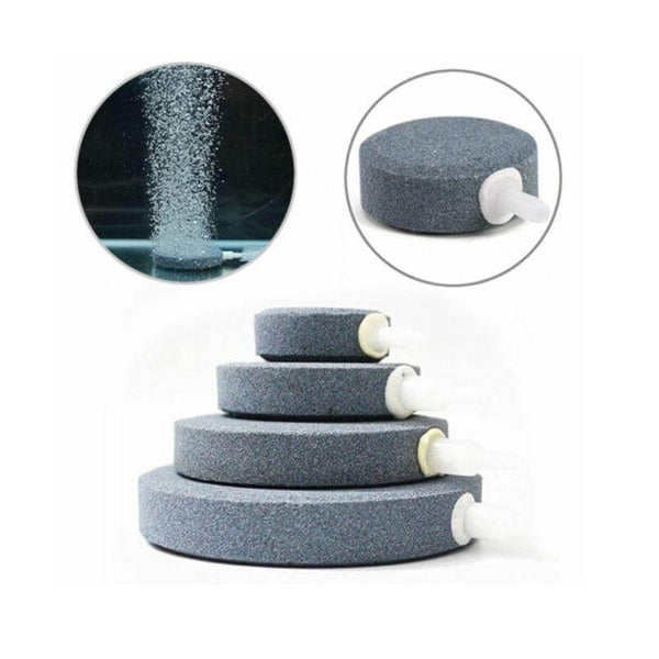 40-80mm Bubble Stone Aerator for Aquarium, Fish Tank Hydroponic Oxygen Plate Mini Air Pump
