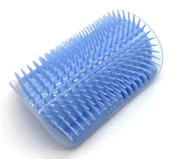 Cat Self Groomer Wall Brush Corner Massage Brush Comb Pads