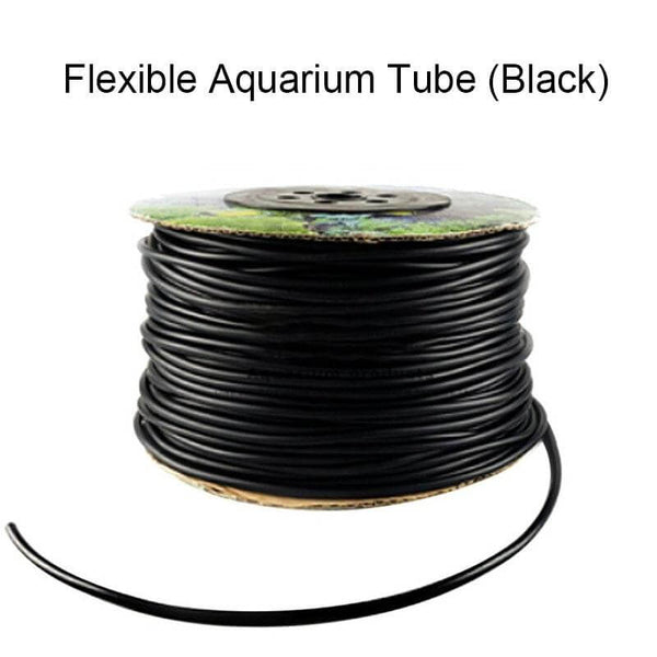 Aquarium 1-10m Oxygen Pump Hose, 4x6mm Pump Tube Transparent / Black Color