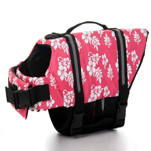 Dog Life Vest Summer Printed Pet Safety Jacket Swimwear