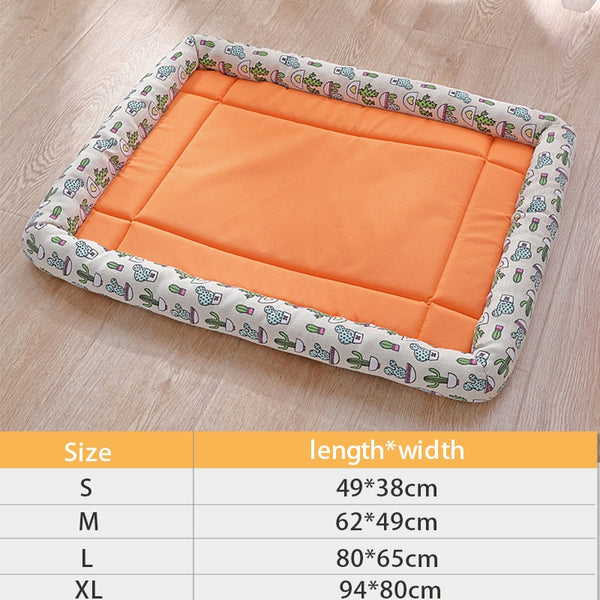 Pet Bed Mat Summer Cooling Pad Washable Breathable for Cats, Dogs