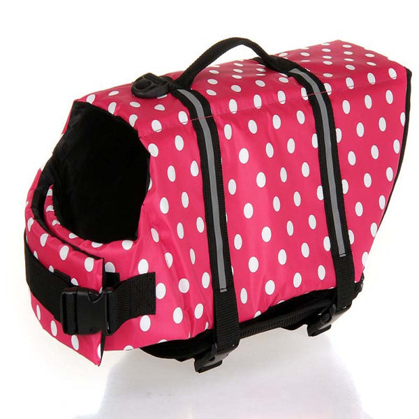 Dog Life Vest Summer Printed Pet Safety Jacket Swimwear