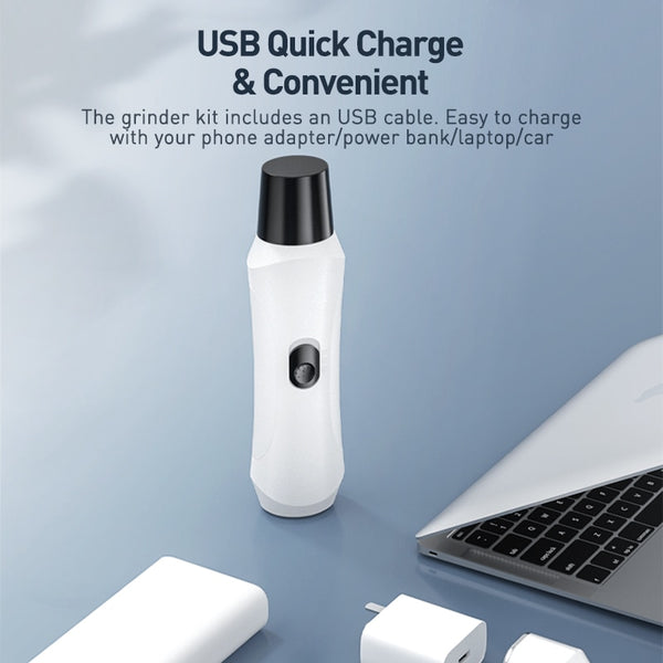Rechargeable Dog Nail Grinder Electric Pet Nail Clipper, Trimmer Automatic Claws Cutter