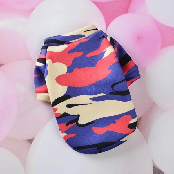 Cartoon Theme Colorful Sweatshirt for Small Dogs and Cats