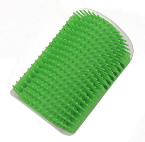 Cat Self Groomer Wall Brush Corner Massage Brush Comb Pads
