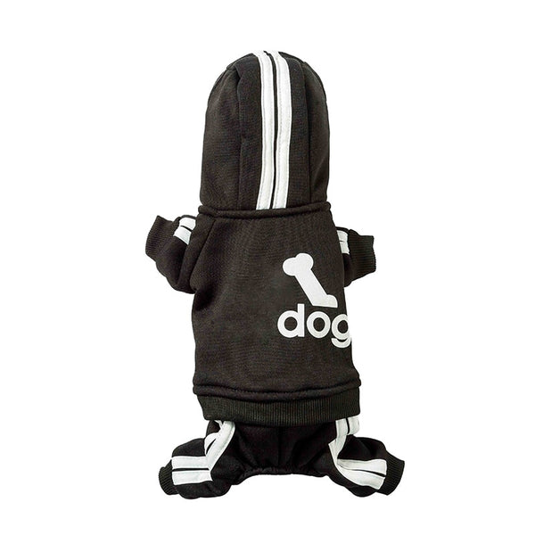 Track Suit for Small to Medium Size Dogs, Clothing Costume Jumpsuit Outfit