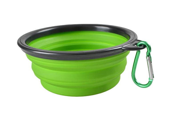 350/1000ml Large Collapsible Folding Silicone Bowl Outdoor Travel Portable Food Water Container Feeder Dish for Pets