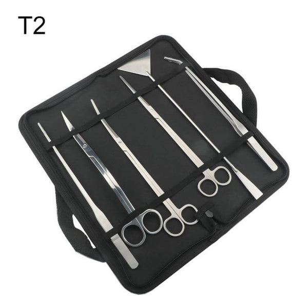 Aquarium Tools Set Plants Tweezers and Scissors Grass Cutting Stainless Steel Cleaning Tools